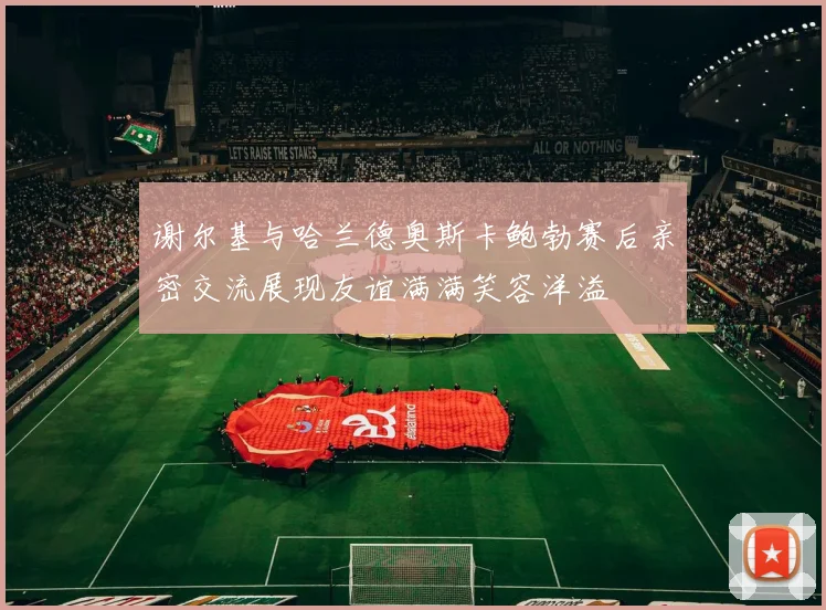 谢尔基与哈兰德奥斯卡鲍勃赛后亲密交流展现友谊满满笑容洋溢